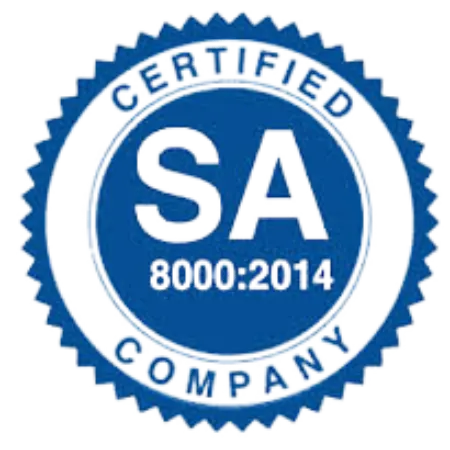 SA 8000:2014 Certificate